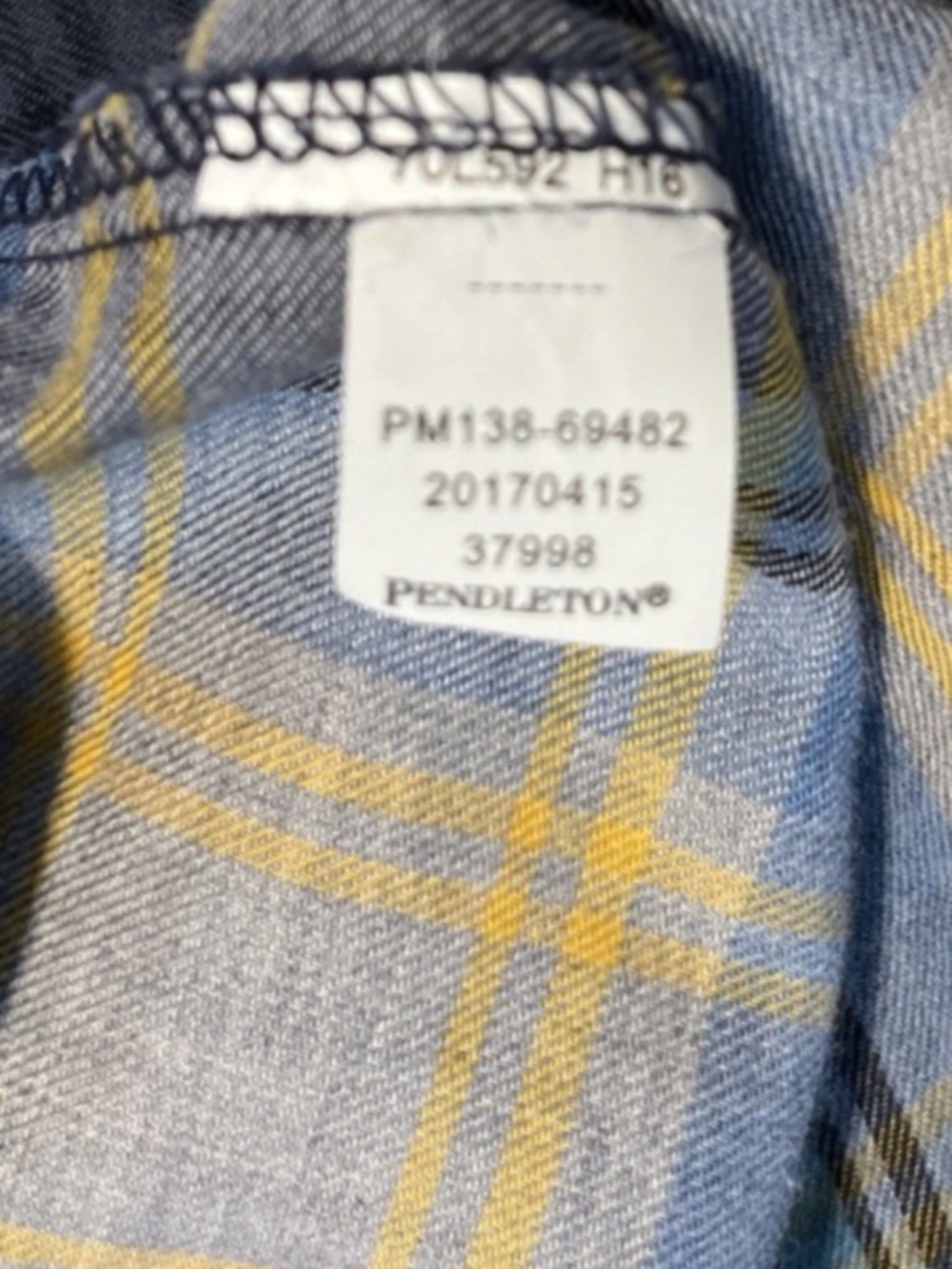Pendleton Frankie Flannel Button Up Shirt Long Sleeve - Picture 9 of 9